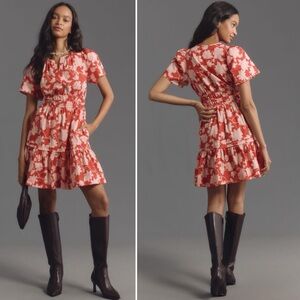 Anthropologie The Somerset Mini Dress in Pink Size S